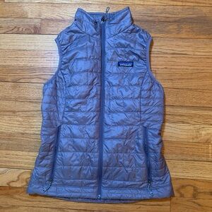 Patagonia Nano Puff Full Zip Puffer Vest Purple Woman Xs
